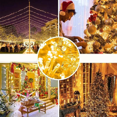 ดรีมคอลเลอร์ ไฟคริสต์มาสต์ สตริง 10LEDs / m 5m 10m PVC กันน้ํา