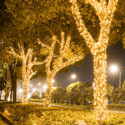 แสงสตริง PVC กันน้ํา LED สําหรับงานแต่งฮาโลวีน 100 LED งานแต่งกลางแจ้ง