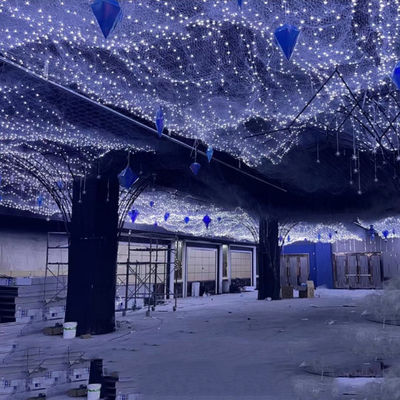 แสงสตริง PVC กันน้ํา LED สําหรับงานแต่งฮาโลวีน 100 LED งานแต่งกลางแจ้ง