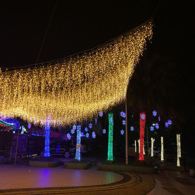 แสงสตริง PVC กันน้ํา LED สําหรับงานแต่งฮาโลวีน 100 LED งานแต่งกลางแจ้ง