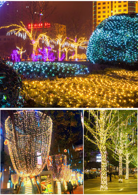 แสงสตริง PVC กันน้ํา LED สําหรับงานแต่งฮาโลวีน 100 LED งานแต่งกลางแจ้ง