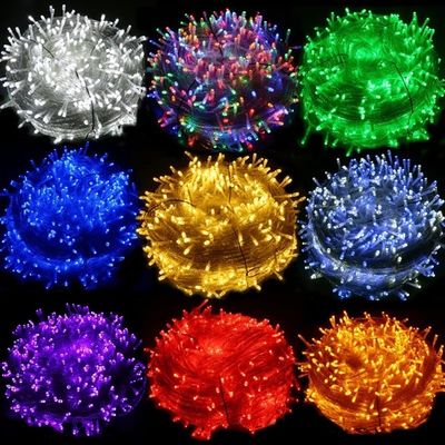 ภายนอกกันน้ํา 300m สีม่วง LED ไฟฟ้าเทพ สตริง กิรันด์สําหรับการตกแต่งวันหยุดคริสต์มาส