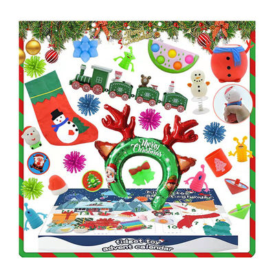 คาร์สมาส Countdown Calendar วันหยุด Xmas Countdown ของขวัญ เด็ก เด็กน้อย เด็กสาว พาร์ตี้โปรด