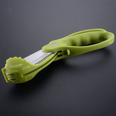 เครื่องเลื่อยสลัดที่เก็บไว้ด้วย PP TPR Handle เครื่องตัดผักสีเขียวสําหรับตัดสลัด