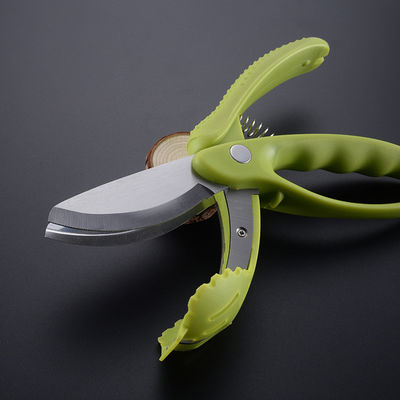 เครื่องเลื่อยสลัดที่เก็บไว้ด้วย PP TPR Handle เครื่องตัดผักสีเขียวสําหรับตัดสลัด