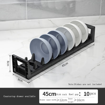ปรับปรุงจานจานจาน Rack ในห้องครัวตู้ตู้ Dinnerware จัดการ