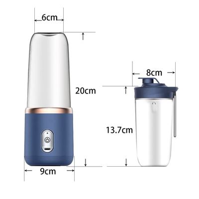 เครื่องมือผักผลไม้พกพา ชามน้ําผักไฟฟ้าสําหรับสมิธี้ 40W USB ชาร์จใหม่