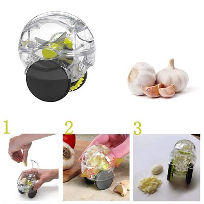Rolling Garlic Chopper Press Cutter Clear Garlic Press เครื่องและมาตรฐานที่กําหนดเอง