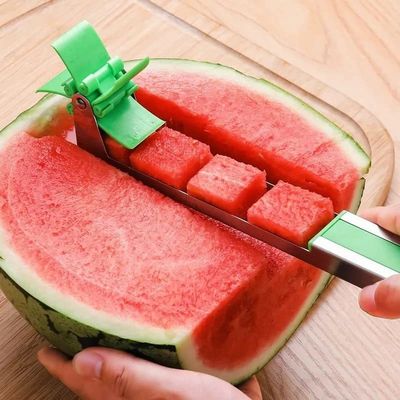 ตัดกล้วยน้ําได้อย่างมีประสิทธิภาพ ด้วยเครื่องปั่นลม Salad Fruit Cutter Slicer 33*7*3.5 cm