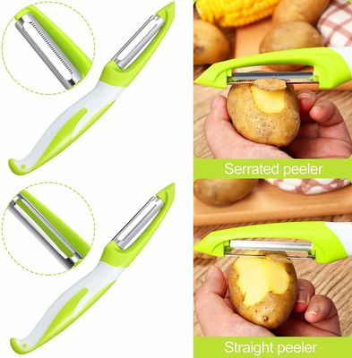 มีดเปลือกสแตนเลสหลายประการ สําหรับครัว 19*2.5*2cm OEM/ODM รับ
