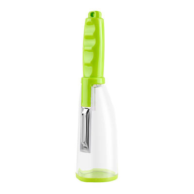 สะดวกสบาย Multifunctional Storage Scraper Peeler สําหรับการเปลือกเร็วและง่าย