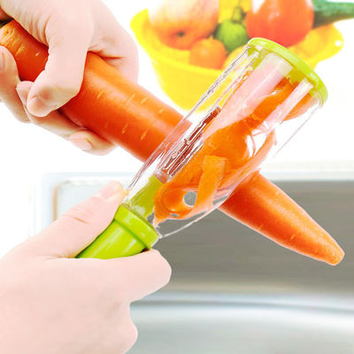 สะดวกสบาย Multifunctional Storage Scraper Peeler สําหรับการเปลือกเร็วและง่าย