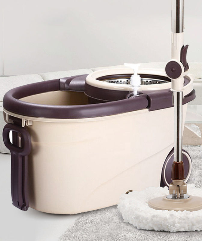 สแตนเลส Wringer 360 Spin Easy Clean Cyclone ทําความสะอาดพื้น