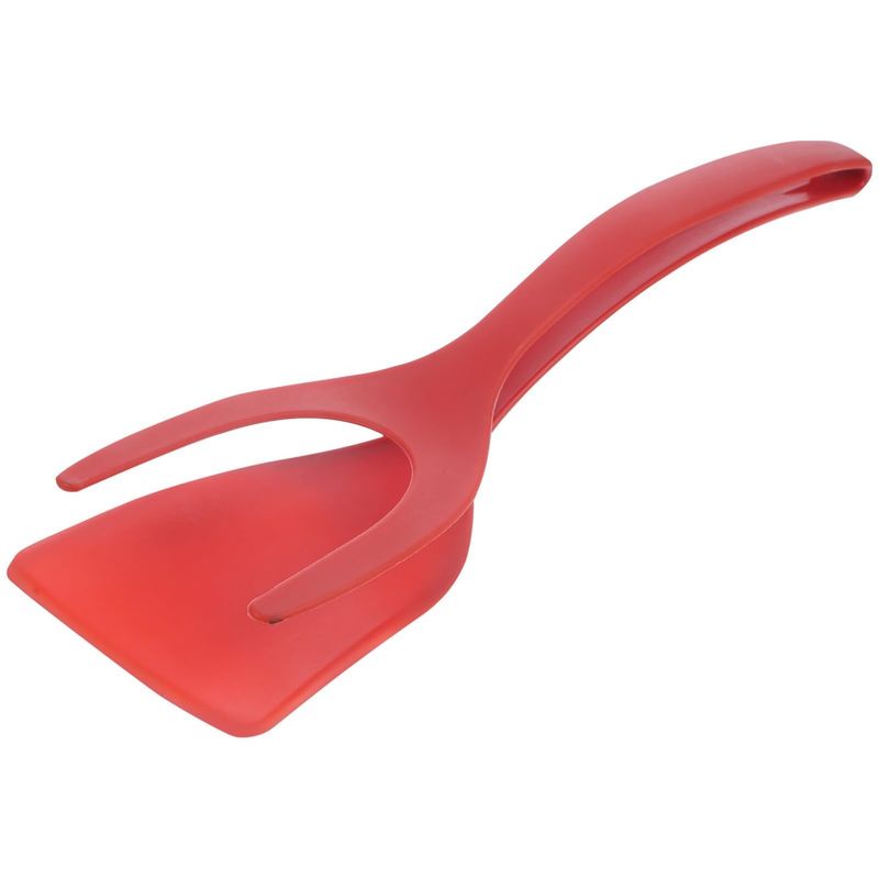 เครื่องมือผักผลไม้ประเภท 2 ใน 1 Spatula Tong วัสดุ PPA จับและคลิปไข่ Flip