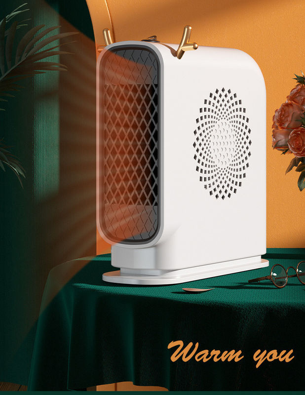 การติดตั้ง PORTABLE Winter Indoor 500W Mini Desktop Retro เครื่องทําความร้อนไฟฟ้า