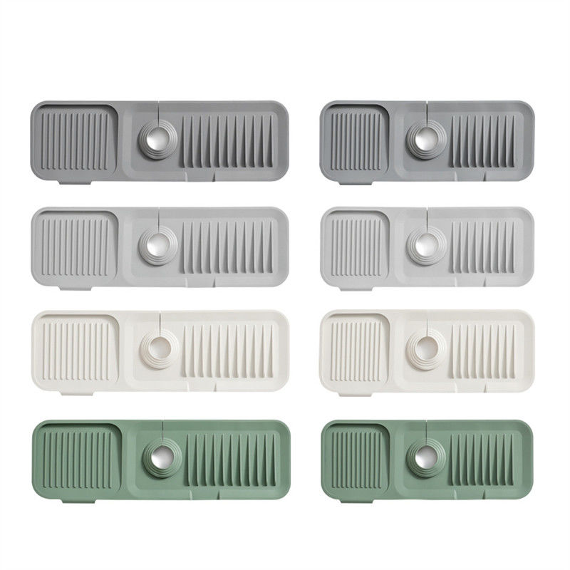 ซิลิโคน ซิงค์ Splash Guard Catcher Handle กระแทกระบายน้ํา Pad Absorbent Mat สําหรับ OEM / ODM
